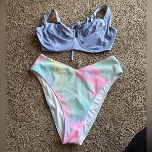 PINK Victoria's Secret Multicolor Bikini Set